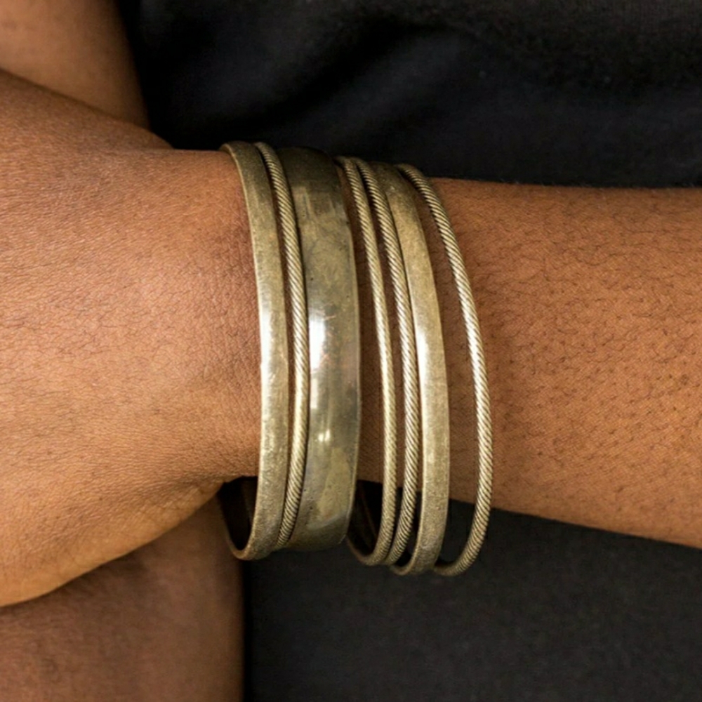 Boho Gypsy Sisters Gold Bracelet Set